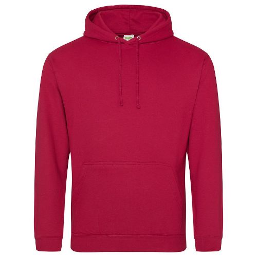 Awdis Just Hoods College Hoodie Red Hot Chilli